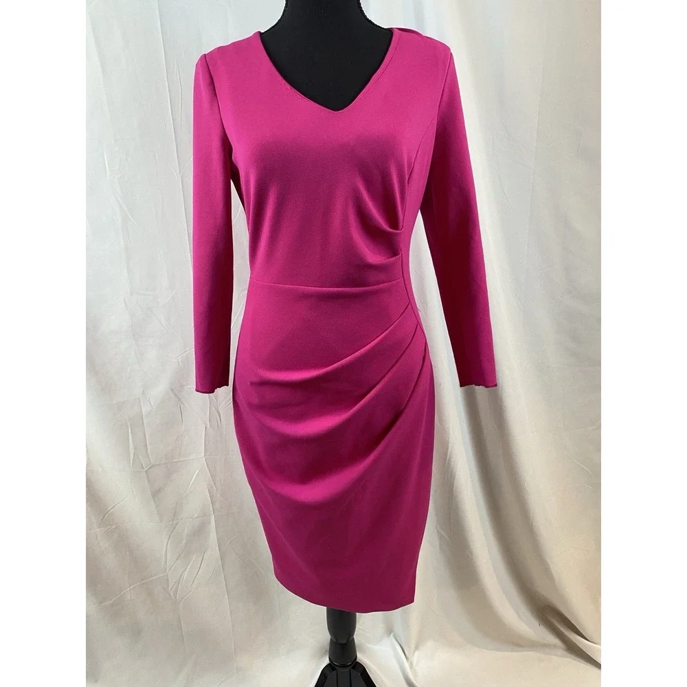 NYDJ Rosella Stretch Crepe Sheath Dress Women's Size‎ 2